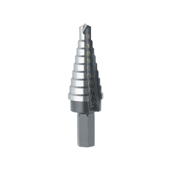 Irwin High Speed Steel Fractional Self-Starting 1/4 Inch to 3/4 Inch 9 Steps