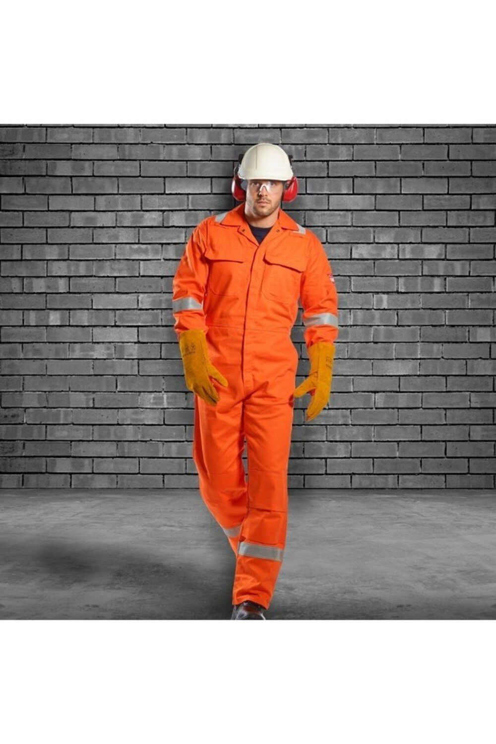 Portwest Orange Bizweld Iona Coverall -Medium, large image number 2