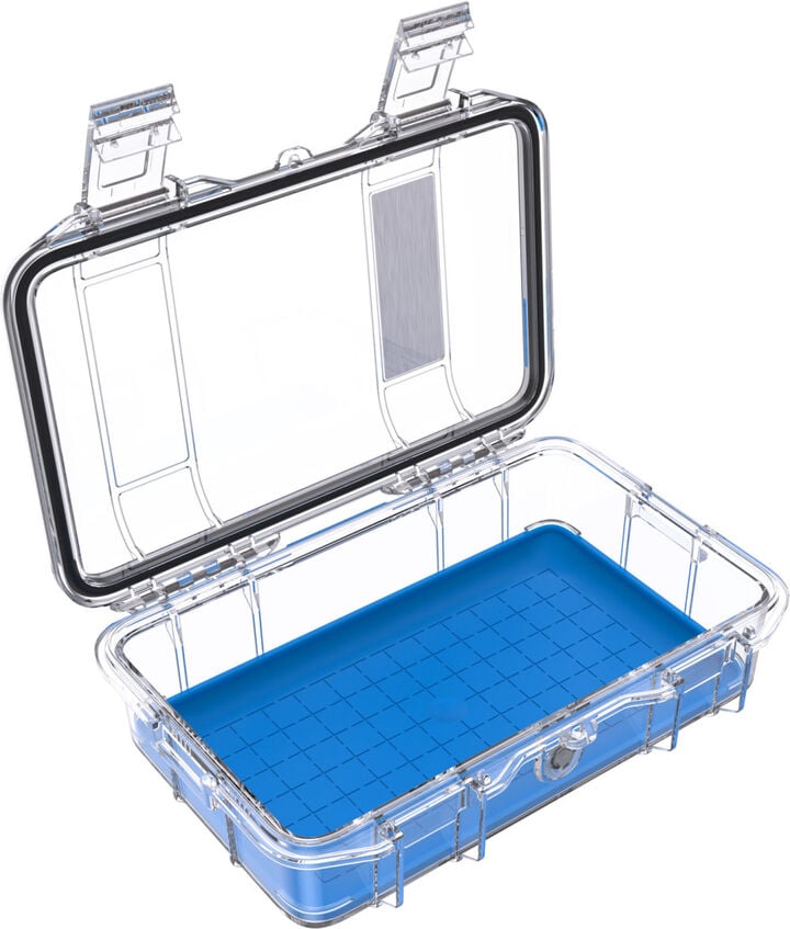 Pelican Polycarbonate M50 Micro Case, Blue/Clear, large image number 2