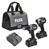 FLEX 24V Drill Driver With Turbo Mode and Quick Eject Impact Driver Kit, small