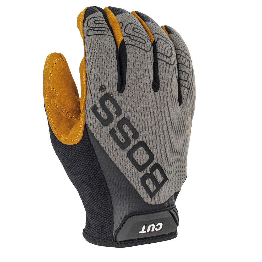 Protective Industrial Products Boss Cut Pigskin Leather Palm Performance Gloves, large image number 2