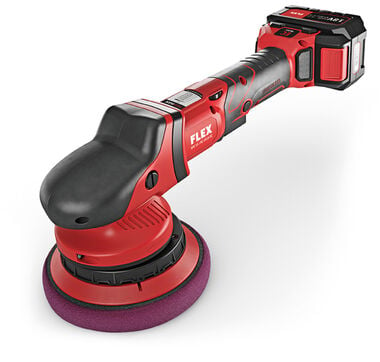 FLEX Cordless Random Orbital Polisher with Batteries and Charger