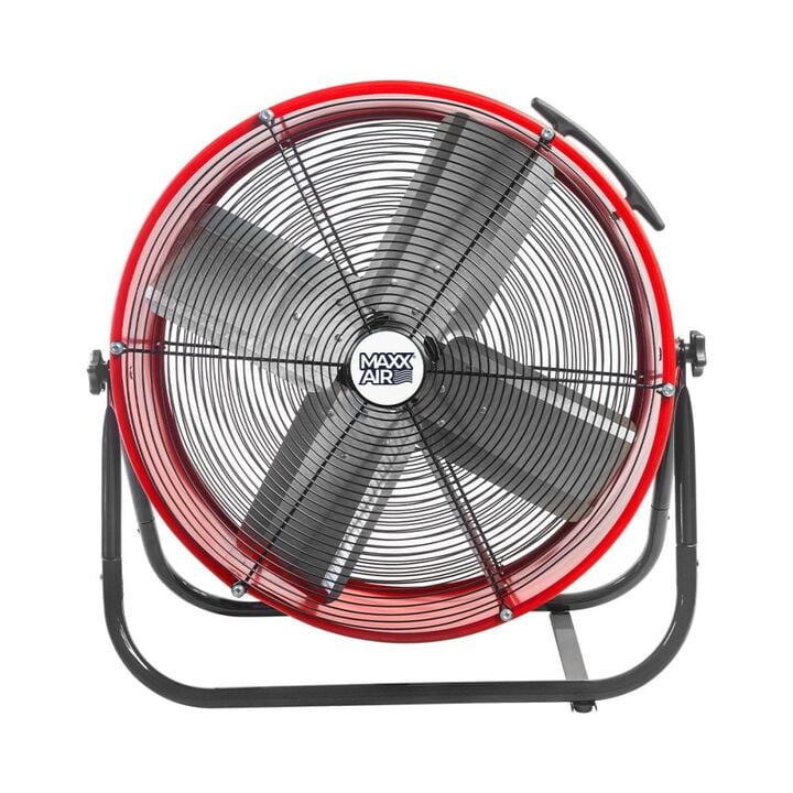 Maxx Air 24 Inch 4000 CFM 120V 2-Speed Tilting Direct Drive Drum Fan