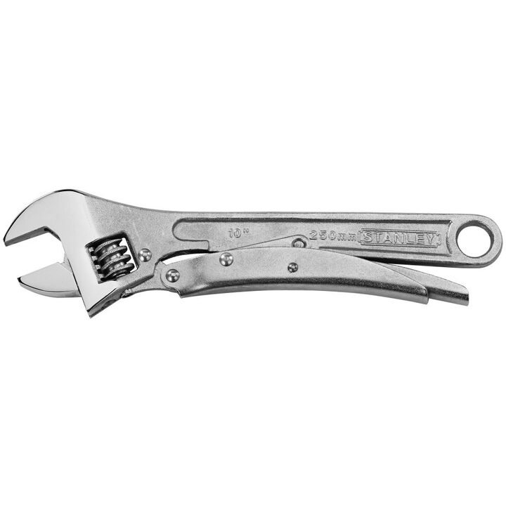 Stanley Wrench Adjustable Locking 10 Inch