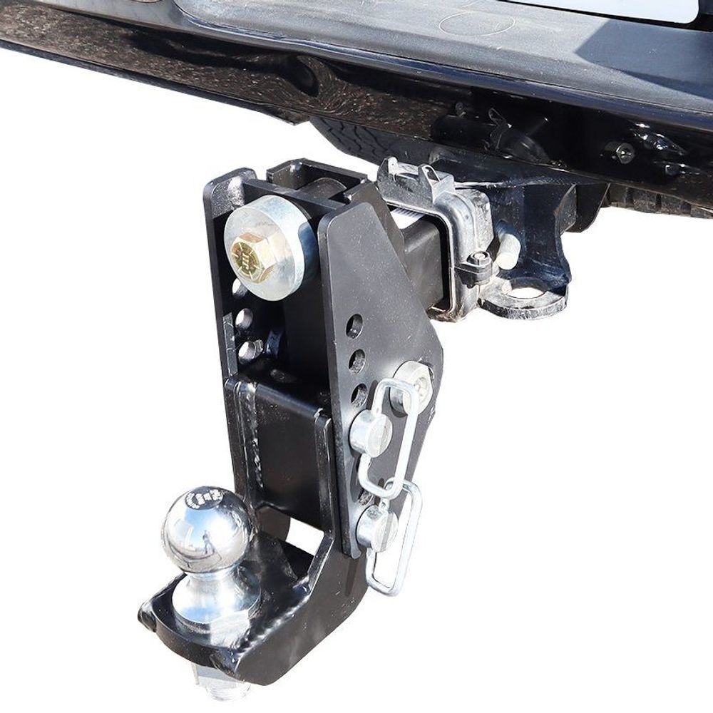Shocker Hitch 20K Impact Max 2.5 Inch Cushion Hitch & Drop Ball Mount 2 Inch Hitch Ball, large image number 11