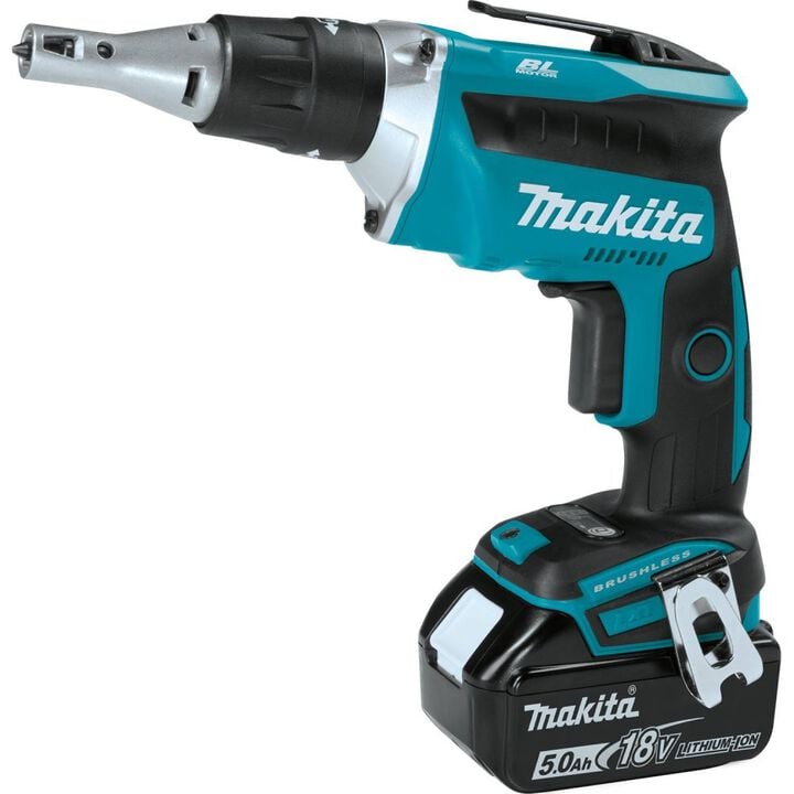 Makita 18V LXT Lithium-Ion Brushless Cordless Drywall Screwdriver Kit (5.0Ah), large image number 9