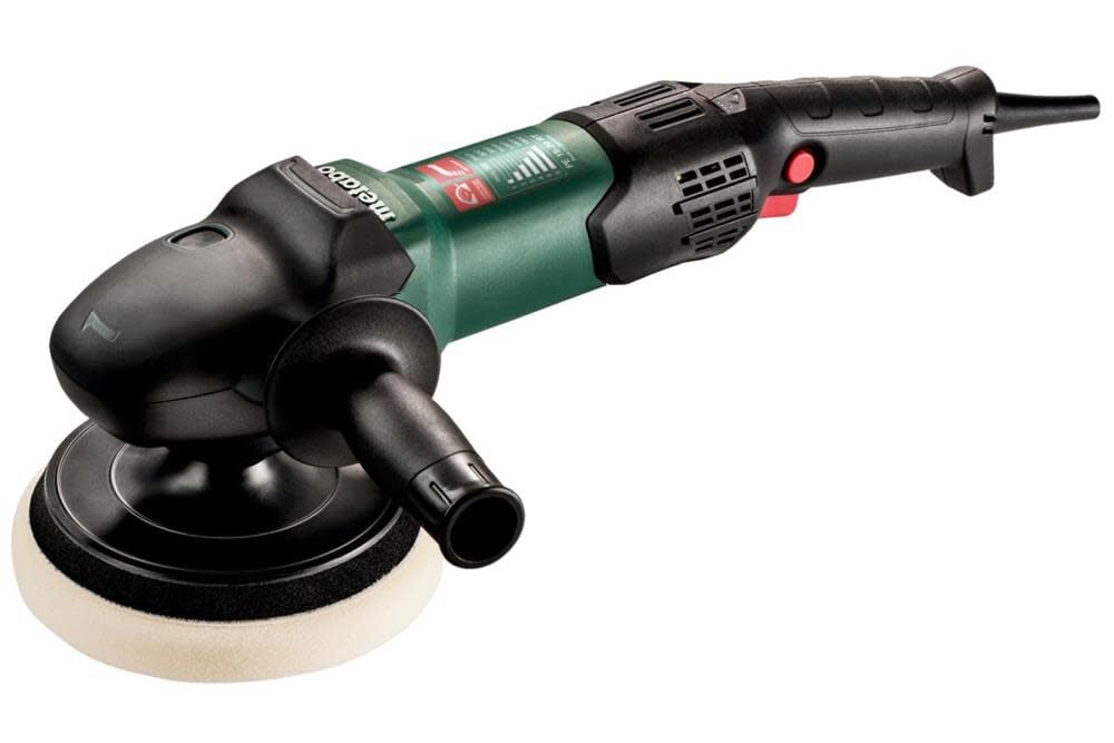 Metabo 7 Inch Variable Speed Polisher with Lock-On Switch and Rat Tail Handle – 615200420