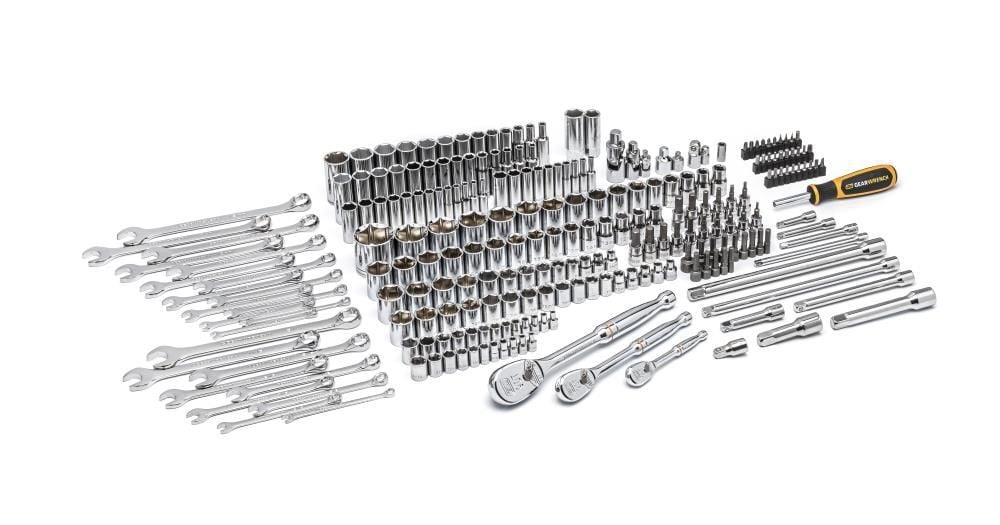 GEARWRENCH 243 Pc. 6 Point Mechanics Tool Set in 3 Drawer Storage Box, large image number 2