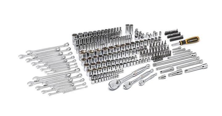 GEARWRENCH 243 Pc. 6 Point Mechanics Tool Set in 3 Drawer Storage Box, large image number 1