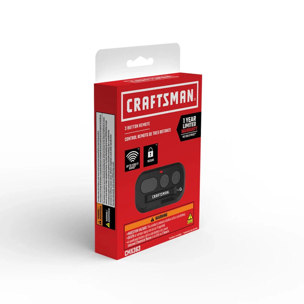 CRAFTSMAN MYQ 3 Button Garage Door Opener Remote, large image number 4