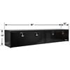 Buyers Products Company 18x16x96 Inch Gloss Black Diamond Tread Aluminum Topsider Truck Box, small image number 2