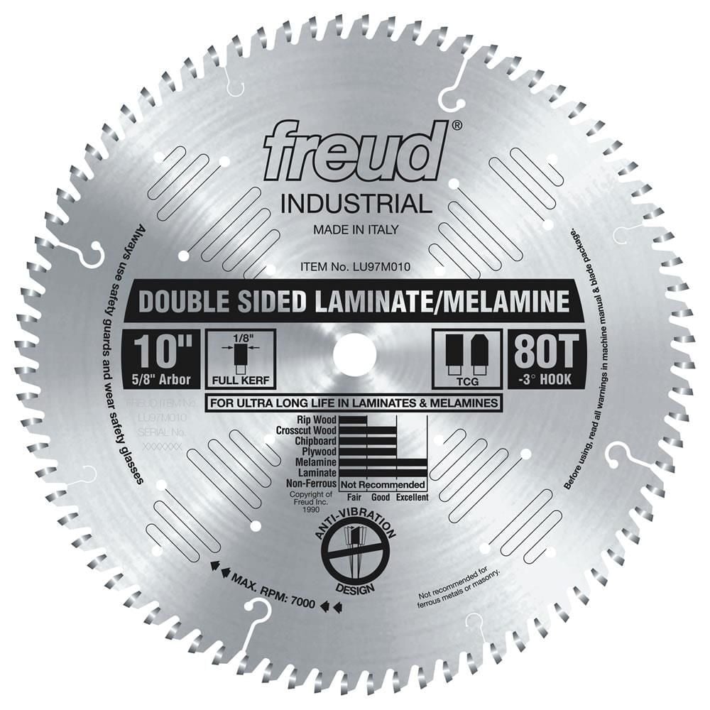 Freud 10in Blade for Double Sided Laminate/Melamine, large image number 1