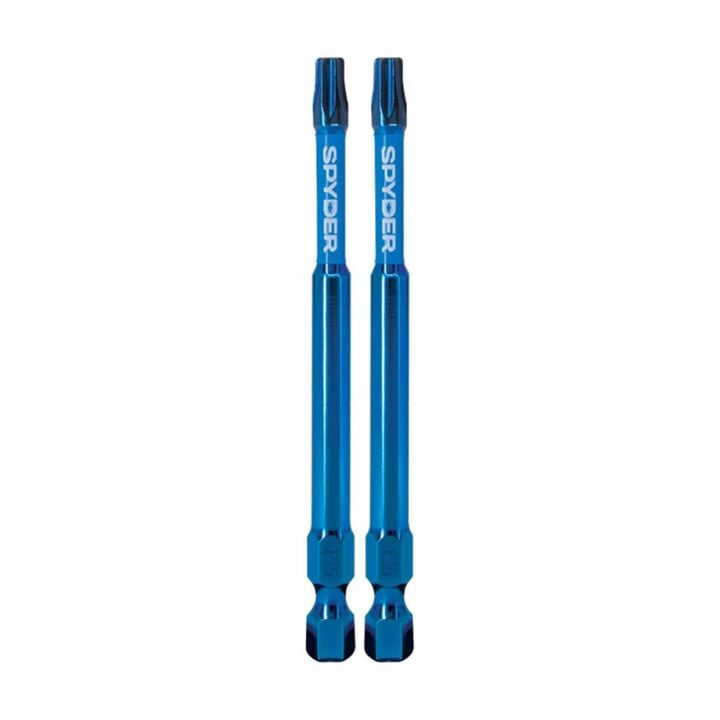 Spyder 3-1/2 Inch T25 Impact Driver Bit, 2 Pieces