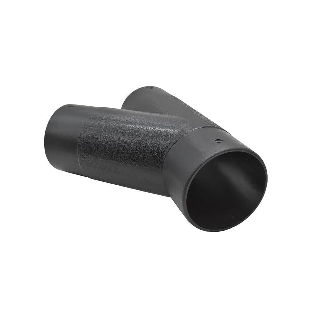 Big Horn 3 Inch Black ABS Plastic Y-Tee Fitting, large image number 1