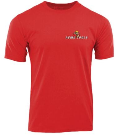 ACME TOOLS Durasoft T Shirt Short Sleeve Red