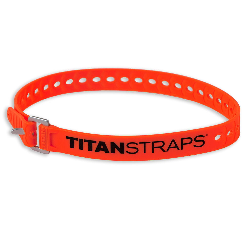 Titan Straps 60-Lb. Working Load (25", Fluorescent Orange) (TS-0925-FO)