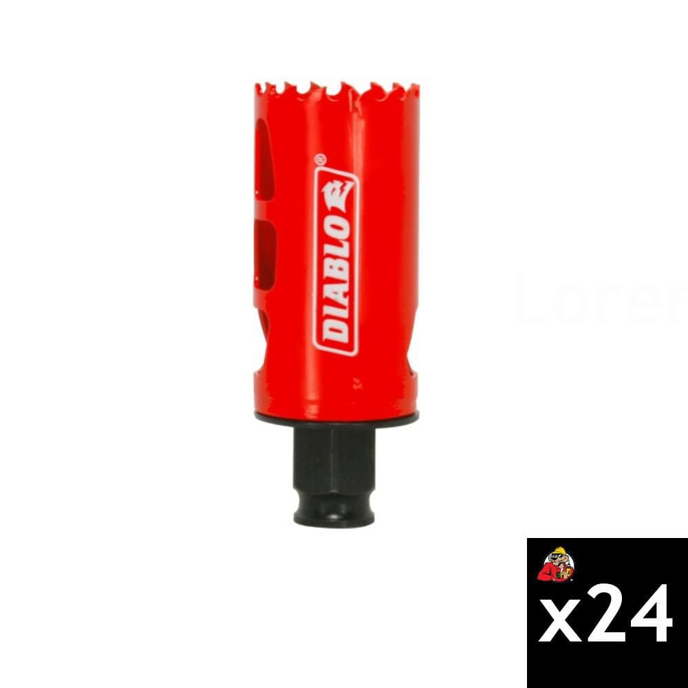 Diablo Tools 1-3/8 Inch Bi-Metal Hole Saw 24 Pieces - DHS1375W24
