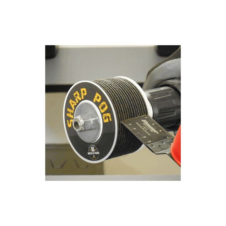 Rack-A-Tiers Sharp Pog Drill Operated Multi-Tool Oscillating Blade Sharpener, large image number 3
