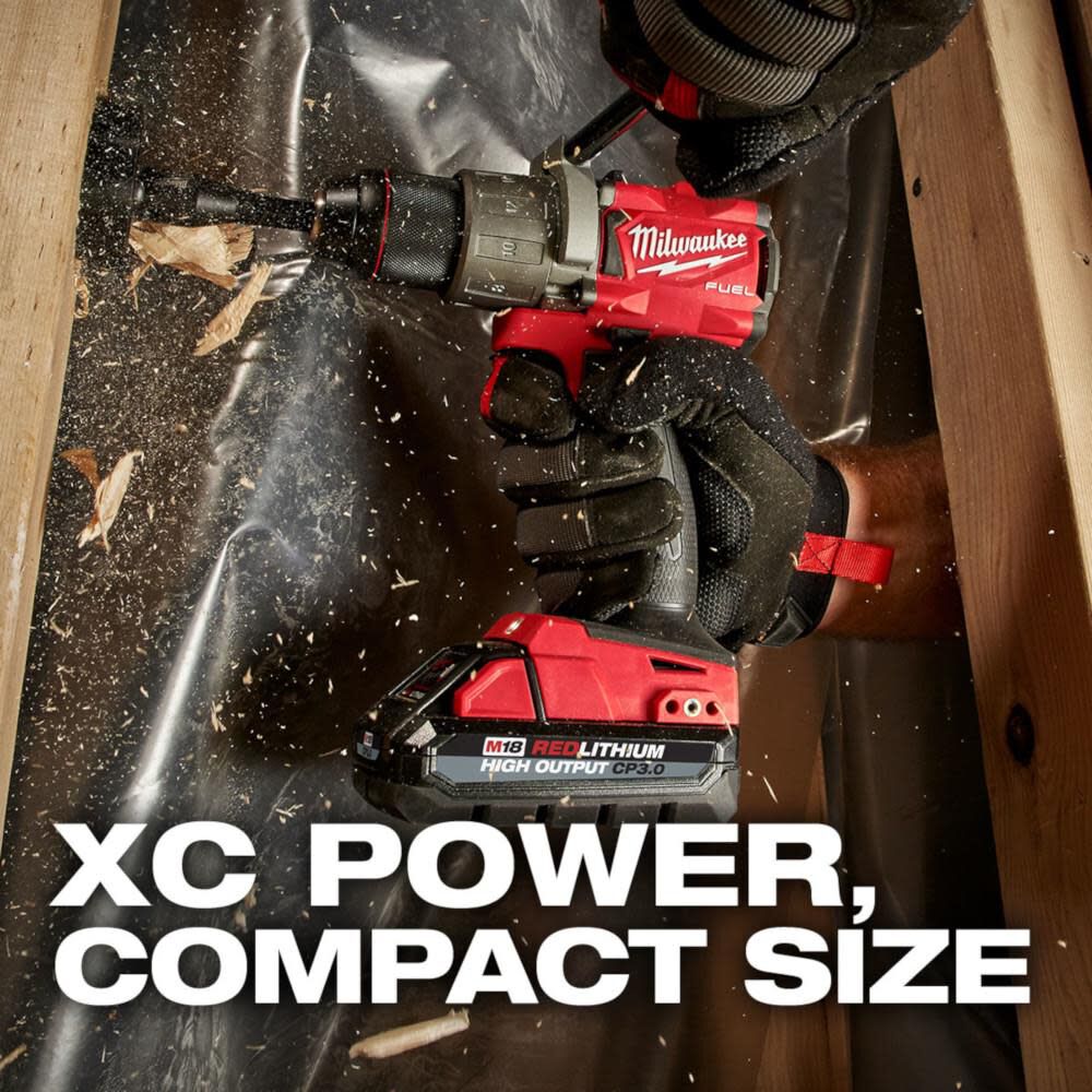 Milwaukee M18 REDLITHIUM HIGH OUTPUT CP 18V 3Ah Lithium Ion Power Tool Battery Pack with Fuel Indicator, large image number 10