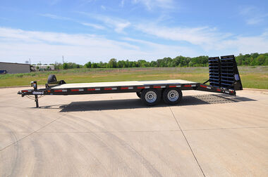 Diamond C 22 Ft. x 102 In. Heavy Duty Deck Over Equipment Trailer with Max Ramps, large image number 2