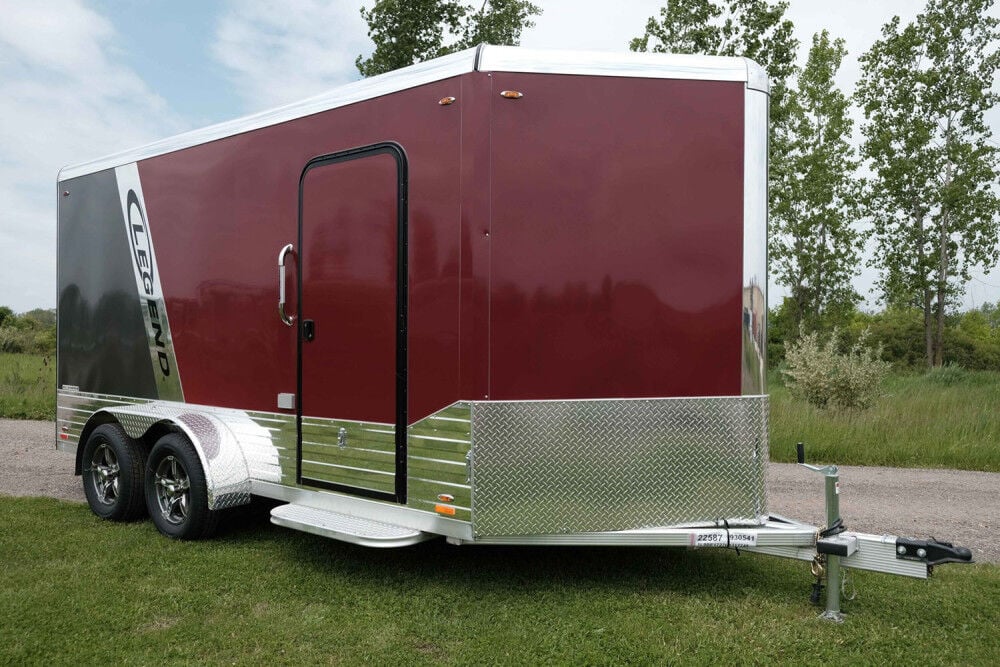 Legend Premium Trailers 7'x17' Deluxe Series Aluminum V-Nose Legend Premium Trailers 7'x17' Deluxe Series Aluminum V-Nose