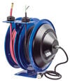 Coxreels Hose Reel Dual Purpose Spring Rewind Reels 3/8in x 50' 300PSI 50' Cord 12 AWG, small image number 1