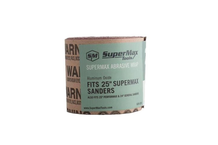 Supermax Tools 180-Grit abrasive Wrap for the 25 In. Drum Sander and 24 In. Drum Sander, large image number 0