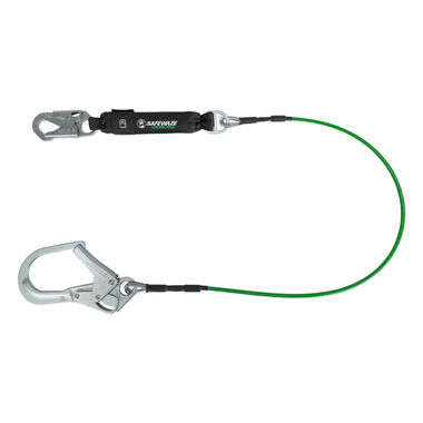 Safewaze Leading Edge 6 Ft. Energy Absorbing Lanyard: Rebar Hook