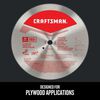 CRAFTSMAN 10 Inch Plywood/OSB Saw Blade 180-Tooth, small image number 4