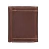 Carhartt Dark Brown Leather Trifold Wallet, small image number 1