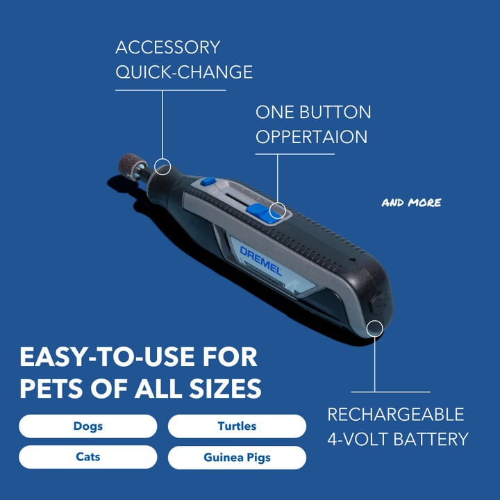 Dremel Pet Nail Grooming Kit 4 Volt Cordless, large image number 2