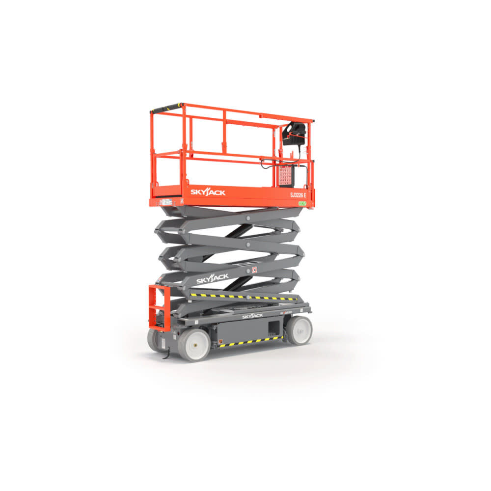 Skyjack 25.7 Ft. Platform Height 24V DC Powered Electric Scissor Lift E-Drive – SJ3226 E