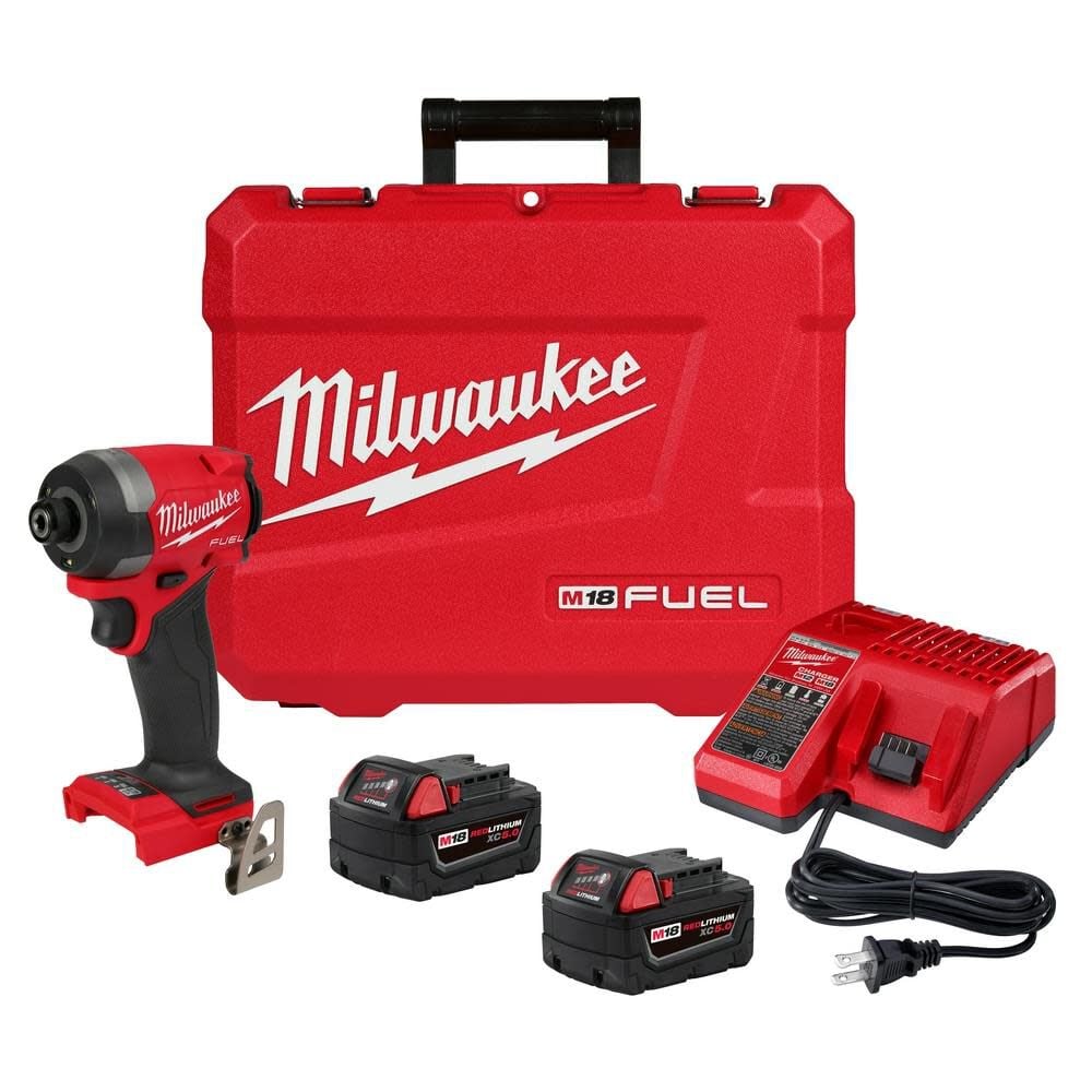 Milwaukee M18 FUEL 1/4inch Hex Impact Driver Kit - 2953-22