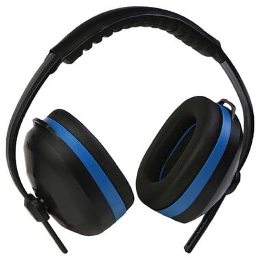 ERB 105 Black with Blue Ear Muff