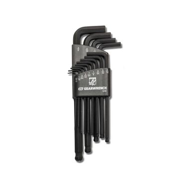 GEARWRENCH SAE Hex Key Set Magnetic Long Ball End 13pc, large image number 0
