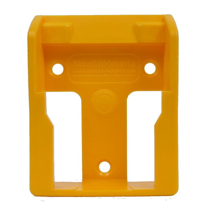 Stealthmounts Battery Mount DEWALT XR 20V 60V Yellow 6pk