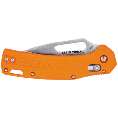 Klein Tools KTO Fishing Knife, Drop Point Blade OFK000ORT - Acme Tools