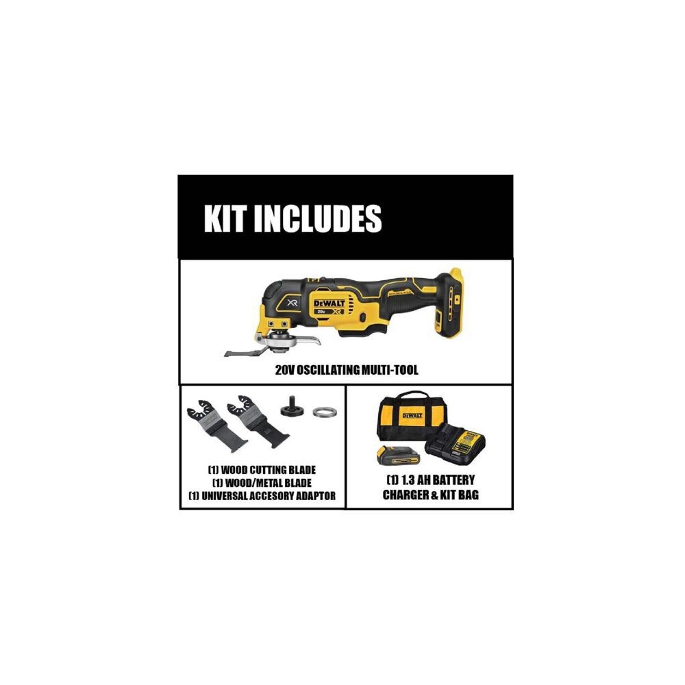 Dewalt xr best sale multi tool kit