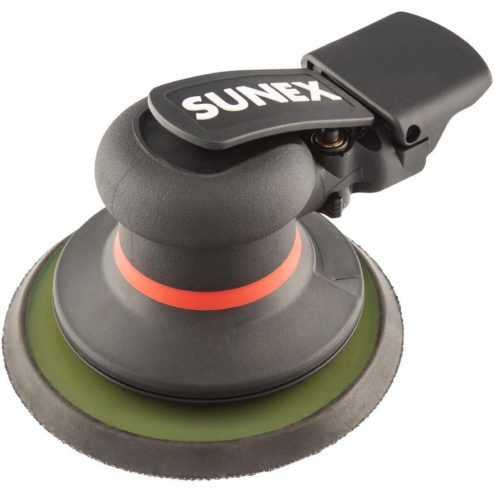 Sunex 3/16 Inch 11000 RPM One-Handed Speed Control Orbital Palm Sander, large image number 1
