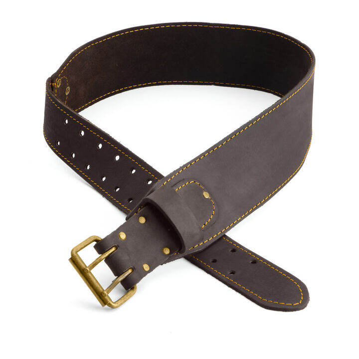 Ox Tools 2 Inch Oil Tanned Leather Tool Belt, Large