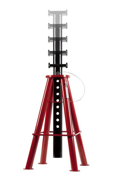 Sunex 10 Ton High Height Pin Type Jack Stands (Pair), large image number 4