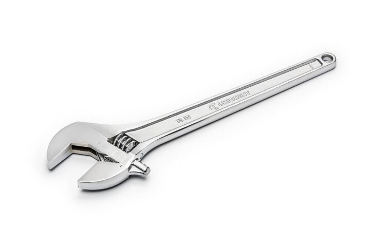 Crescent 18In Chrome Adjustable Wrench, large image number 4