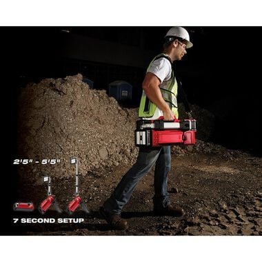 Milwaukee M18 ROCKET Dual Pack Tower Light with ONE-KEY Bare Tool Reconditioned, large image number 5