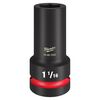 Milwaukee SHOCKWAVE Impact Duty 1 in Drive 1-1/16 in Thin Wall Extra Deep 6 Point Socket, small image number 1