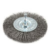 Forney Industries Wire Wheel Crimped 4 Inch x .012 Inch x 1/4 Inch Hex Shank, small image number 1
