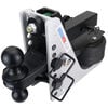 Shocker Hitch Streamline 10K Aluminum 2 Inch Air Receiver Hitch & Black Combo Ball Mount with 2 Inch & 2-5/16 Inch Hitch Balls, small image number 3