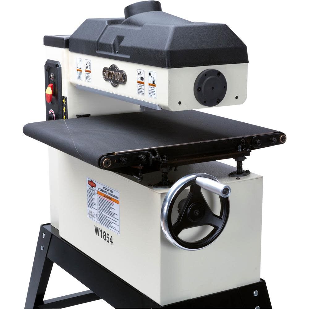 Shop Fox 18in Open End Drum Sander 120V 1 1 2HP 1 Phase W1854