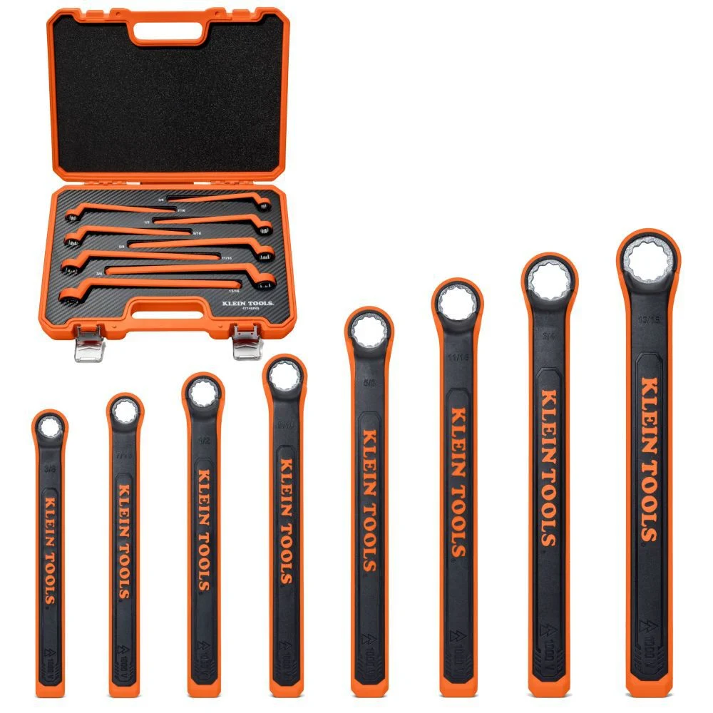 Klein Tools Insulated Box End Wrench Set 8 Pieces, large image number 1