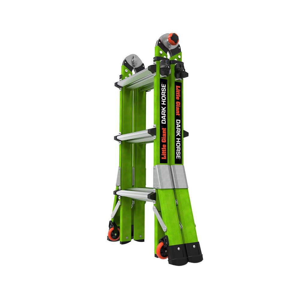 Little Giant Safety Dark Horse 2.0 Model 13 Fiberglass Articulated Extendable Ladder, large image number 5