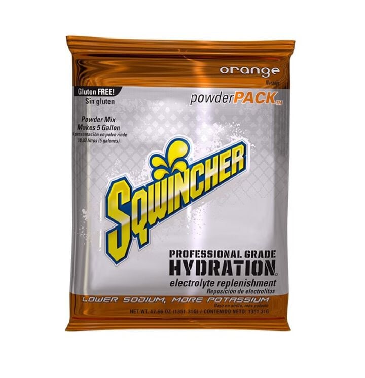 Sqwincher Mix and Serve Electrolyte Beverage Mix 5 Gallon Orange
